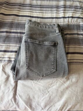 Dynamite Kate Light Gray High-Rise Jeans